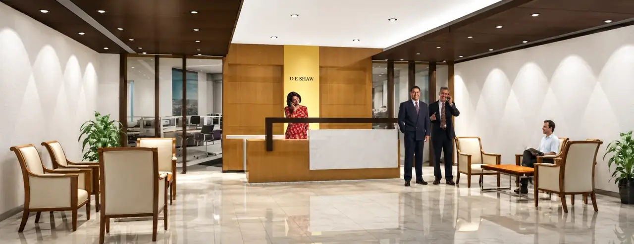 D. E. Shaw India - Corporate Office - Interiors, Gurugram